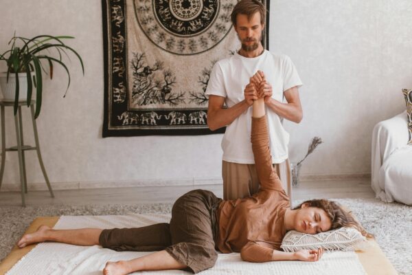 Relaxing massage therapy session in Nelson & Pendle